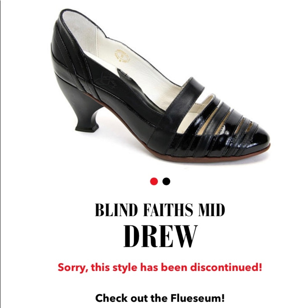 John Fluevog Blind Faith Drew black size 9